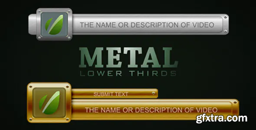 Videohive Metal Lower Thirds 1147382