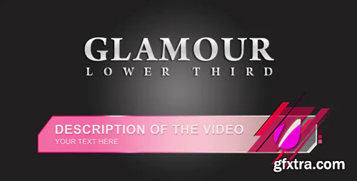 Videohive Glamour Lower Thirds 1353543