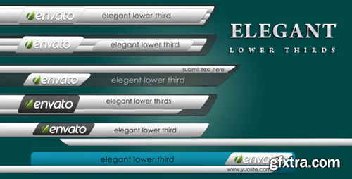 Videohive Elegant Lower Thirds 2656502