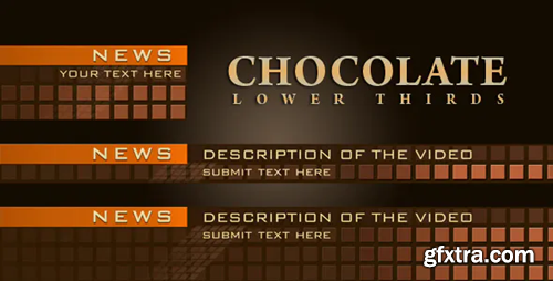 Videohive Chocolate Lower Thirds 1401593