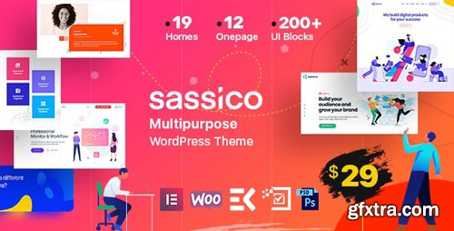 ThemeForest - Sassico v2.0 - Multipurpose Saas Startup Agency WordPress Theme - 25081433