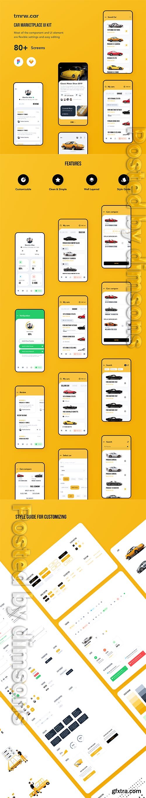 tmrw.car - Car Marketplace UI Kit
