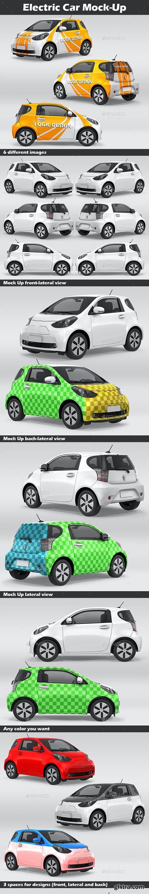 GraphicRiver - Electric Car Mock-Up 26723780