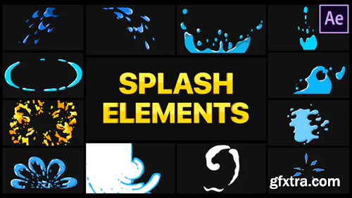 Videohive Splash Elements | After Effects 28354161