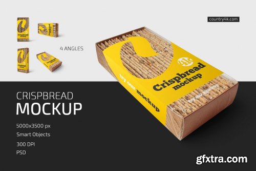 CreativeMarket - Crispbread Mockup Set 5252731