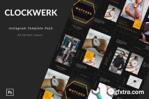 Clockwerk - Instagram Template Pack