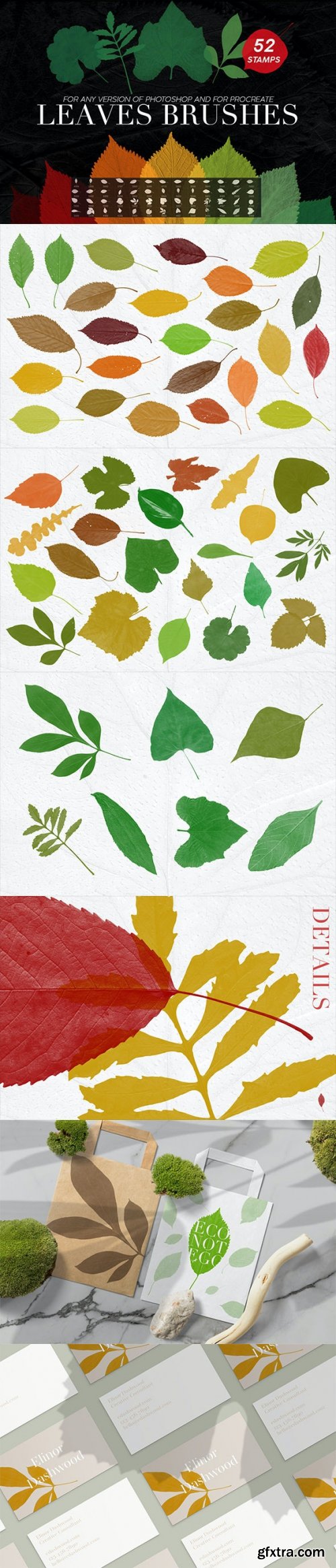 GraphicRiver - 52 Leaves Photoshop Stamp Brushes 27969587