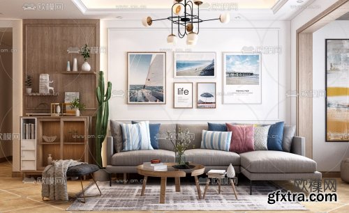 Modern Style Livingroom 447