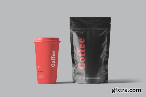 Coffee Pouch Packaging Mockups