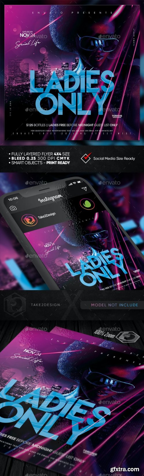 GraphicRiver - Ladies Night Flyer Template 28288640