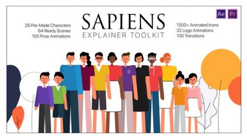 Videohive - Sapiens Explainer Toolkit AE & PR MOGRTs - 26675596