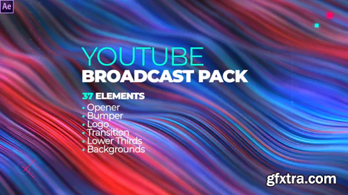 Videohive YouTube Channel Broadcast Pack 37 Elements 28418575