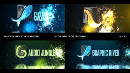 Videohive - Glowing Particals Logo Reveal 32 - 24003431
