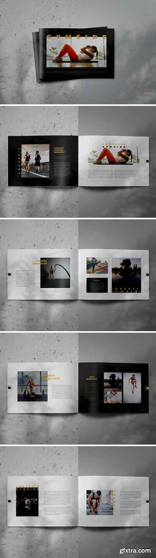 GYMSIDE - Indesign Lookbook Brochure Template