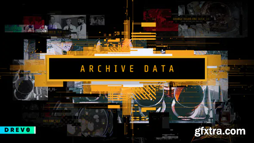 Videohive Archive Data/ Science Opener/ Digital Slideshow/ Cosmos/ Astronauts/ Timeline/ History/ Glitch Promo 28429274