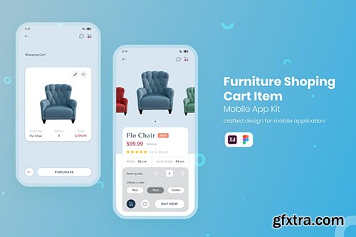 Furniture Shoping UI Mobile KIT