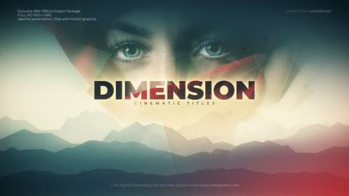 Videohive - Dimension Cinematic title - 28331521