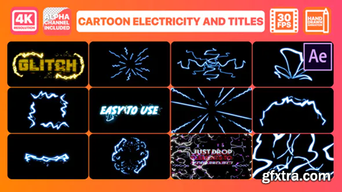 Videohive Cartoon Electricity And Titles | After Effects 28451613
