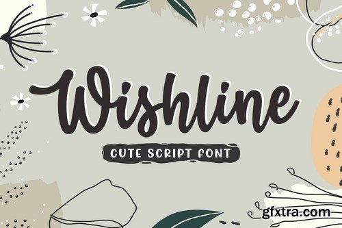 Wishline - Cute Script Font