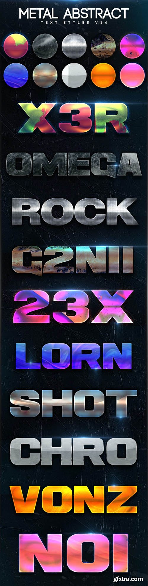 GraphicRiver - Metal Abstract Text Styles V14 27460500
