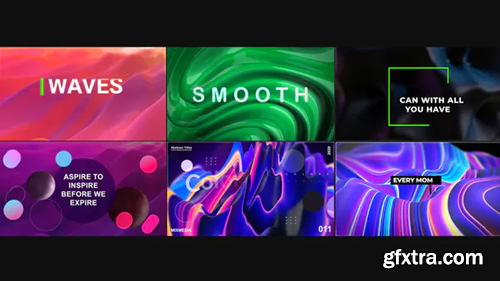 Videohive Waves Abstract Titles 28404843