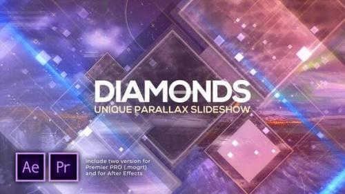 Videohive - Diamonds Unique Parallax Slideshow - 28520468