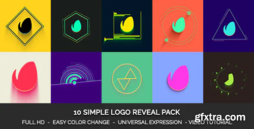Videohive Simple Logo Reveal Pack 19322145