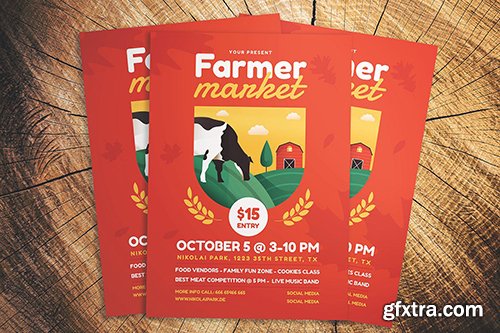 Farmer Market Fest Flyer