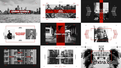 Videohive Urban Opener / Stylish Clean Promo / Dynamic Typography / Hip-Hop Lifestyle / Cities and Streets 23500072