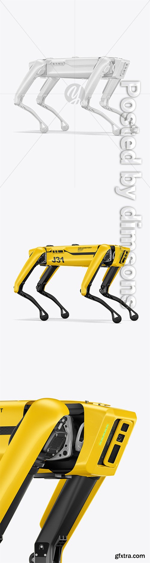 Four-Legged Robot Mockup 66077