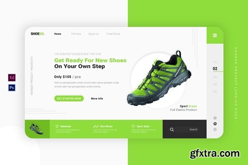 Shoeso Project | Landing Page