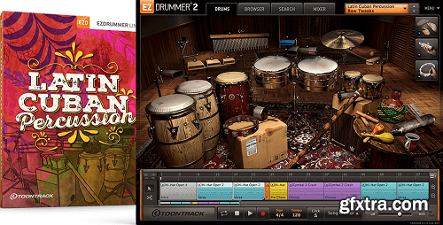 Toontrack Latin Cuban Percussion EZX Library v1.0.1 Update