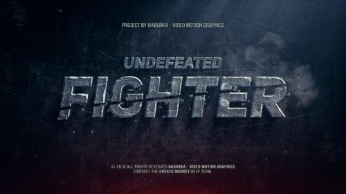 Videohive - Undefeated Fighter - 22322067