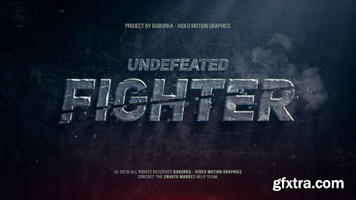 Videohive Undefeated Fighter 22322067