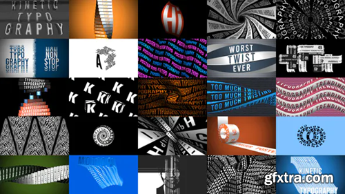 Videohive Kinetic Typography Trending Posters 28528455
