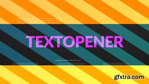 Videohive Dynamic Text Opener 23522210
