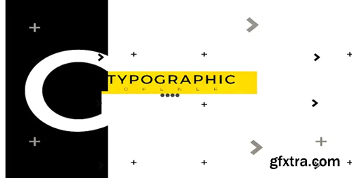 Videohive Typographic Opener 21252800
