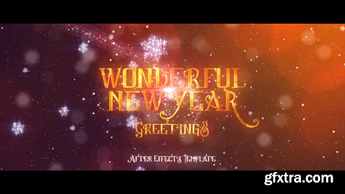 Videohive Wonderful New Year\'s Greetings 18708907