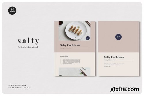 CreativeMarket - SALTY Editorial Cookbook 5240047
