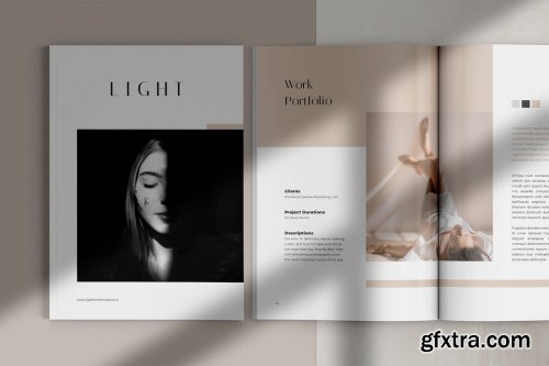 LIGHT / Creative Portfolio Brochures