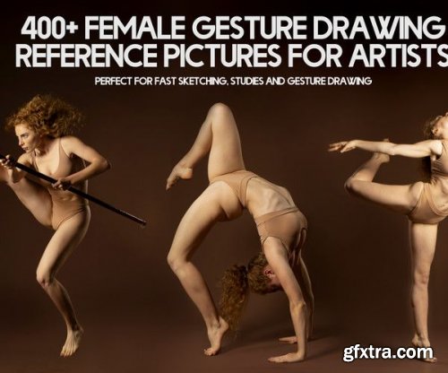 Artstation – 400+ Female Gesture Drawing Reference Pictures for Artists