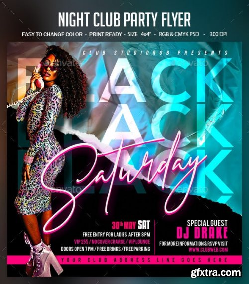 GraphicRiver - Night Club Party Flyer 28450185