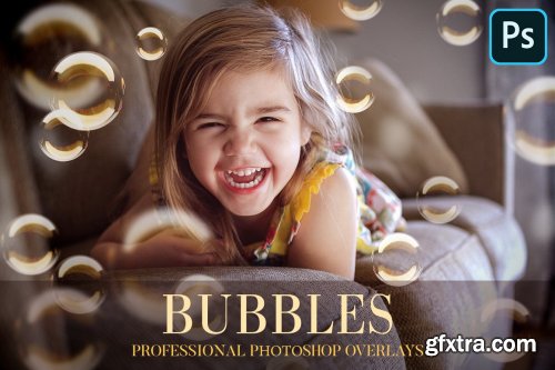 CreativeMarket - Bubbles Overlays Photoshop 4942673