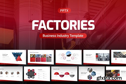 Factories Business Industry Powerpoint Template