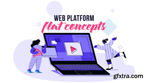 Videohive Web platform - Flat Concept 28730472