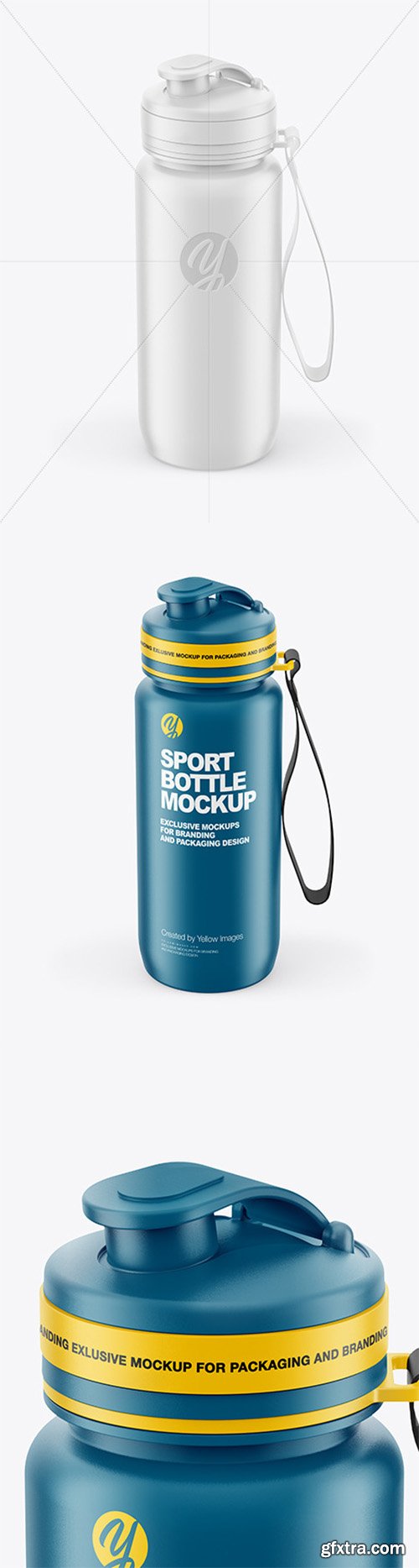 Matte Sport Bottle Mockup 64737
