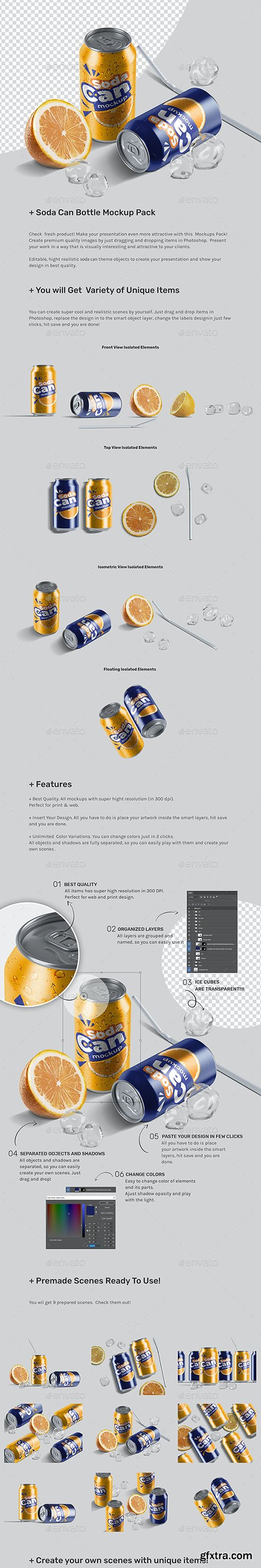 GraphicRiver - Soda Can Mockup Pack 26857279