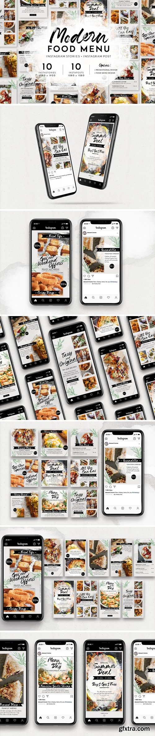 Modern Food Menu Instagram Stories