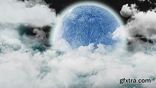 Videohive Clouds in the Background of the Big Moon 20247190