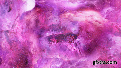 Videohive Travel Through Abstract Abstract Purple and Pink Nebulae in Space 21365790
